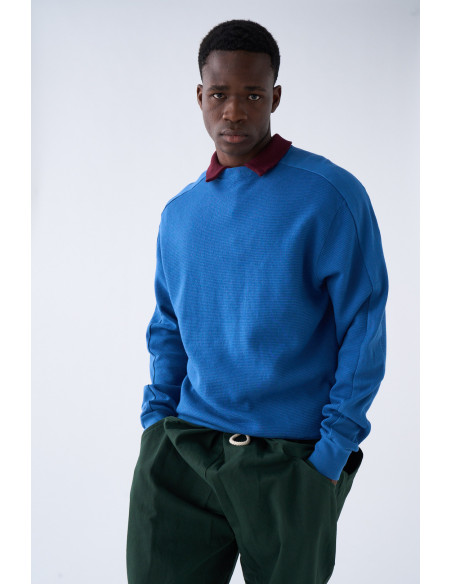 SUDADERA UNISEX AZUL