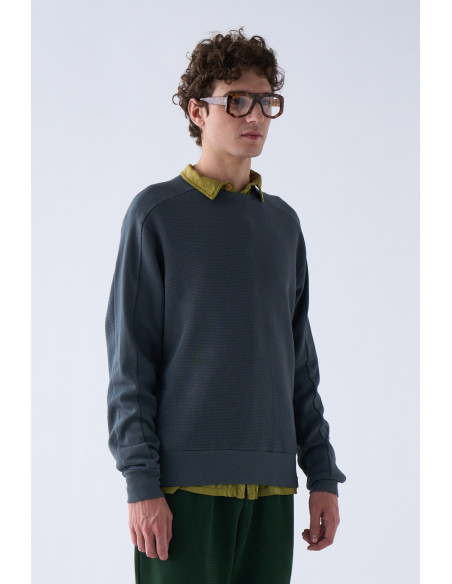 SUDADERA UNISEX GRIS