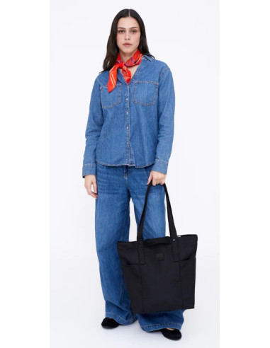 BOLSO TIPO TOTE NEGRA