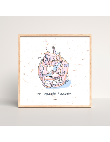 ILUSTRACIÓN MI CORAZÓN PERRUNO