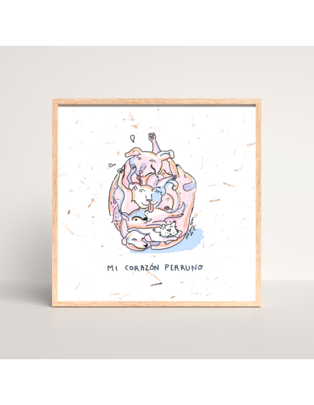 ILUSTRACIÓN MI CORAZÓN PERRUNO