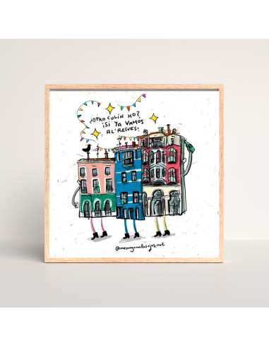 Ilustración  Cimavilla se pone del revés a culines