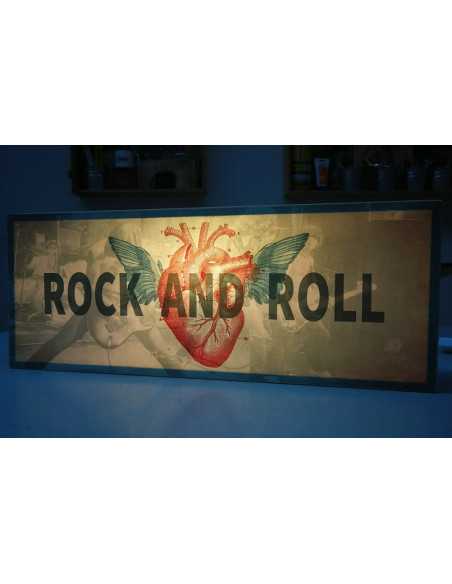 CAJA DE LUZ ROCK AND ROLL