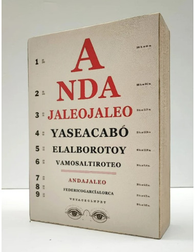 CAJA DE LUZ Anda Jaleo. Federico García Lorca.