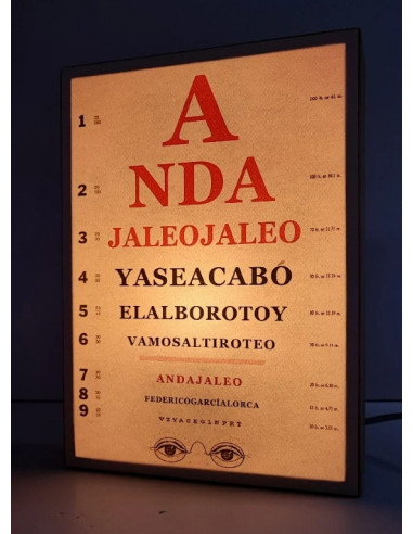 CAJA DE LUZ Anda Jaleo. Federico García Lorca.