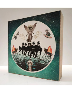 CAJA DE LUZ . GATOS ESPACIALES