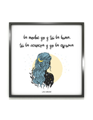 LÁMINA NOCHE Y LUNA