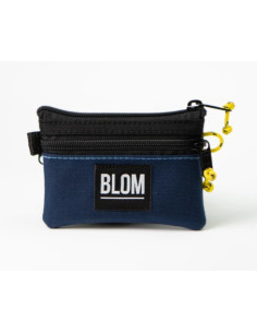 CARTERA ZIPPED AZUL