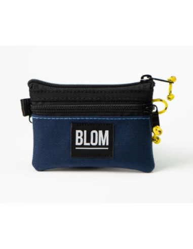 CARTERA ZIPPED AZUL