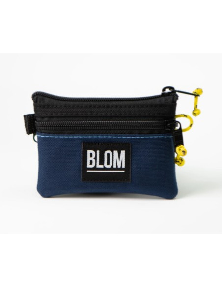 CARTERA ZIPPED AZUL