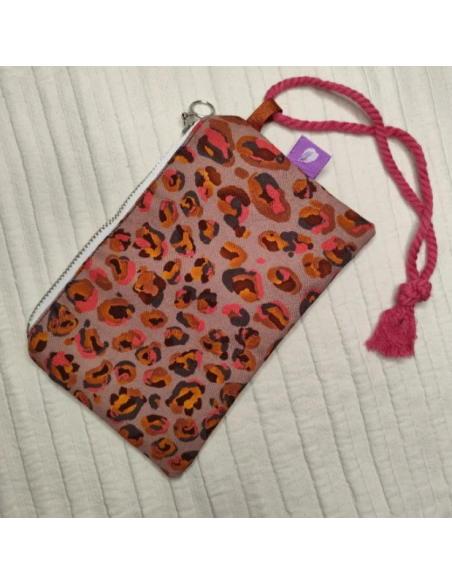 POUCH ESTUCHE LEOPARDA