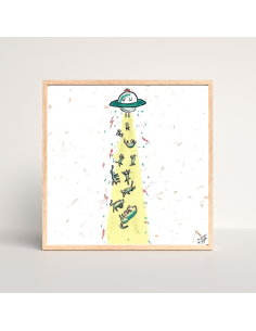 ILUSTRACIÓN GATOS OVNIS