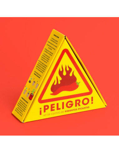 ¡Peligro! — Kit de cultivo de pimientos picantes