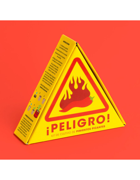 ¡Peligro! — Kit de cultivo de pimientos picantes