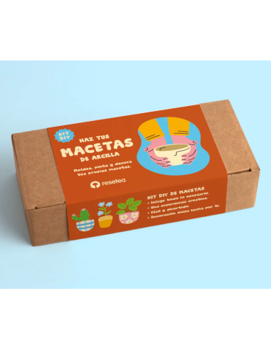 Kit DIY Haz tus Macetas de Arcilla