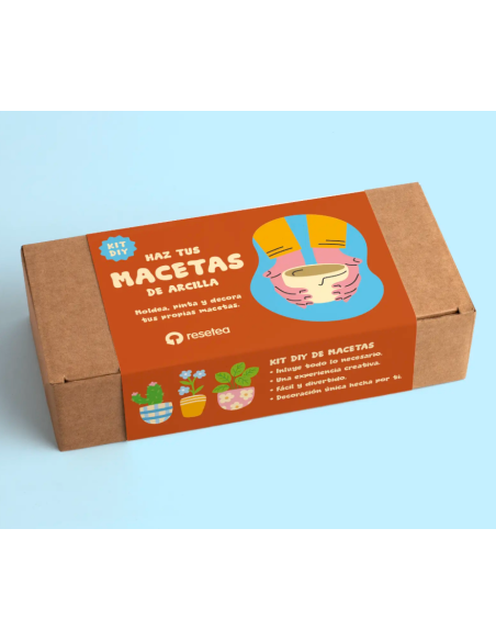 Kit DIY Haz tus Macetas de Arcilla