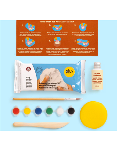 Kit DIY Haz tus Macetas de Arcilla