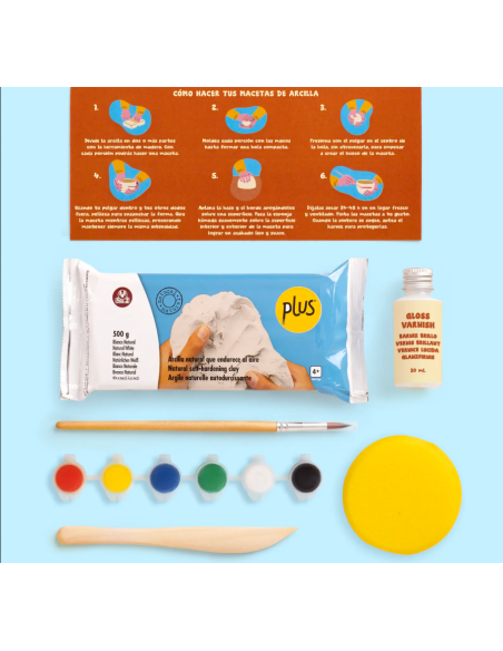 Kit DIY Haz tus Macetas de Arcilla