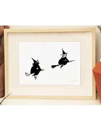 LÁMINA BRUJA Y BRUJO 2