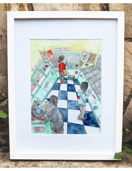 LÁMINA RECORD STORE