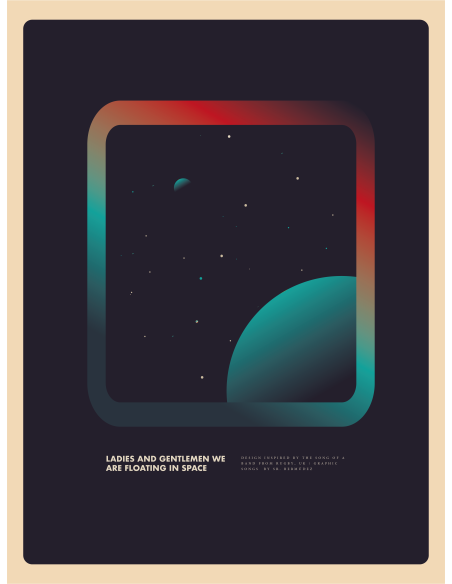 LÁMINA FLOATING IN THE SPACE