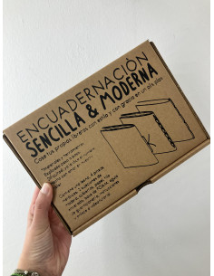 KIT ENCUADERNACIÓN SENCILLA Y MODERNA