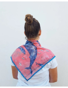 PAÑUELO MEDIANO CALMABRAVA ROSA