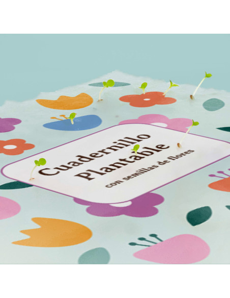 CUADERNO PLANTABLE FLORES